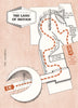 FESTIVAL OF BRITAIN. The Land of Britain exhibit. Tour plan 1951 old map