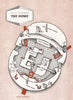 FESTIVAL OF BRITAIN. The Dome of discovery. Plan. Tour plan 1951 old map