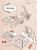FESTIVAL OF BRITAIN. The Land exhibit. Tour plan 1951 old vintage map chart