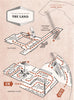 FESTIVAL OF BRITAIN. The Land exhibit. Tour plan 1951 old vintage map chart