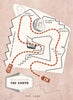 FESTIVAL OF BRITAIN. The Earth exhibit. Tour plan 1951 old vintage map chart