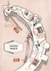 FESTIVAL OF BRITAIN. Outer Space exhibit. Tour plan 1951 old vintage map chart