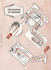 FESTIVAL OF BRITAIN. The people of Britain exhibit. Tour plan 1951 old map