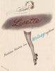 WOLSEY ADVERT. Wolsey Ltd nylons. Lisette. Fashion 1951 old vintage print