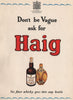 WHISKY ADVERT. John Haig & Co. Ltd. 