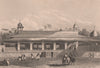BRITISH INDIA. The Dewas Khan, or Hall of Audience-Palace of Delhi 1858 print