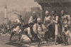 INDIAN MUTINY. Sikh Troops dividing the spoils. British India 1858 old print