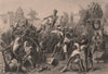 INDIAN MUTINY. Mutinous Sepoys dividing spoils. British India 1858 old print