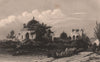 BRITISH INDIA. Jumma Masjid, Mandu 1858 old antique vintage print picture