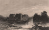 BRITISH INDIA. Asar Mahal, Bijapur 1858 old antique vintage print picture