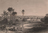 BRITISH INDIA. View of Madras (Chennai)  1858 old antique print picture