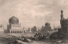 BRITISH INDIA. Qutub Shahi Tombs, Golkonda. Kings 1858 old antique print