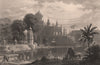 BRITISH INDIA. View of Sassoor, in the Deccan, South East of Pune 1858 print
