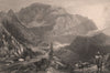 BRITISH INDIA. Mohuna, near Deoband 1858 old antique vintage print picture