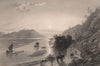 BRITISH INDIA. The Ganges entering the plains near Haridwar 1858 old print