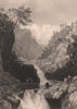 BRITISH INDIA. View on the River Yamuna. ALLOM 1858 old antique print picture