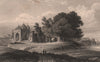 BRITISH INDIA. A Ruin on the Banks of the Yamuna, above the city of Delhi 1858