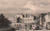 BRITISH INDIA. Taj Bawdi, Bijapur 1858 old antique vintage print picture