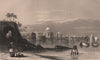 BRITISH INDIA. Taj Mahal, Agra 1858 old antique vintage print picture