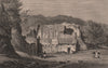 BRITISH INDIA. Front view of the Kylas, Caves of Ellora 1858 old antique print