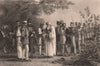 INDIAN MUTINY. King of Delhi's capture by Capt. Hodson. Bahadur Shah II 1858