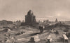 BRITISH INDIA. Ruins, south side of old Delhi 1858 antique print picture