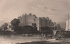 BRITISH INDIA. An Old Fort at Mathura. Kans Quila 1858 antique print