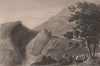 BRITISH INDIA. View near Kasauli. Hill station 1858 old antique print picture