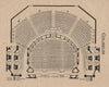 COLOSSEUM THEATRE. Vintage seating plan Stalls Royal Circle London West End 1936