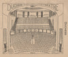 DUCHESS THEATRE. Vintage seating plan. London West End 1936 old vintage print