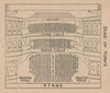 DUKE OF YORK'S THEATRE. Vintage seating plan. London West End 1936 old print
