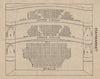 HAYMARKET THEATRE. Vintage seating plan. London West End 1936 old print