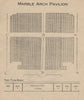 MARBLE ARCH PAVILION CINEMA. Vintage seating plan. London. Oxford Street 1936