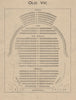 OLD VIC THEATRE. Vintage seating plan. London. The Cut 1936 vintage print