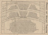 PRINCE OF WALES' THEATRE. Vintage seating plan. London West End 1936 old print