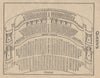 QUEEN'S THEATRE. Vintage seating plan. London West End. Long Acre 1936 print