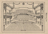 ROYALTY THEATRE. Vintage seating plan. London West End. Dean Street 1936 print