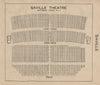 SAVILLE THEATRE. Vintage seating plan. London West End. Shaftesbury Avenue 1936