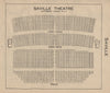 SAVILLE THEATRE. Vintage seating plan. London West End. Shaftesbury Avenue 1936