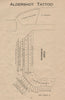 ALDERSHOT TATTOO. Vintage seating plan. Military Tattoo 1936 old vintage print
