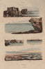 SEASCAPES. Plages. Beaches. Coastal scenery. I 1833 old antique print picture