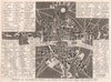 VILLE DE PARIS c1615. sous Henri III et Louis XIII. Town city plan 1808 map