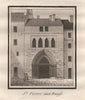 PARIS. Saint-Pierre aux Boeufs. Aquatint 1808 old antique print picture