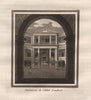 PARIS. Intérieur de l'Hôtel Lambert. Aquatint 1808 old antique print picture