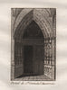 PARIS. Portail de Saint-Germain l'Auxerrois. Aquatint 1808 old antique print