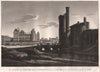 PARIS. Louvre depuis Francois I jusqu'à Louis XIII. Aquatint 1808 old print