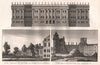 LOUVRE. Façade principale-Le Bernin; Sous François Ier. Tuileries. Paris 1808