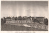 PARIS. Palais-Cardinal, du côté du Jardin. (Palais-Royal). Aquatint 1808 print