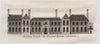 PARIS. Ancienne Facade du Palais-Royal (côté de la Place) . Aquatint 1808