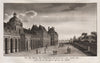 PARIS. Palais des Tuileries tel qu'il étoit avant Louis XIV. Aquatint 1808